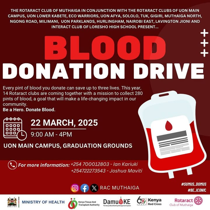 Blood Donation Drive – Be a Hero