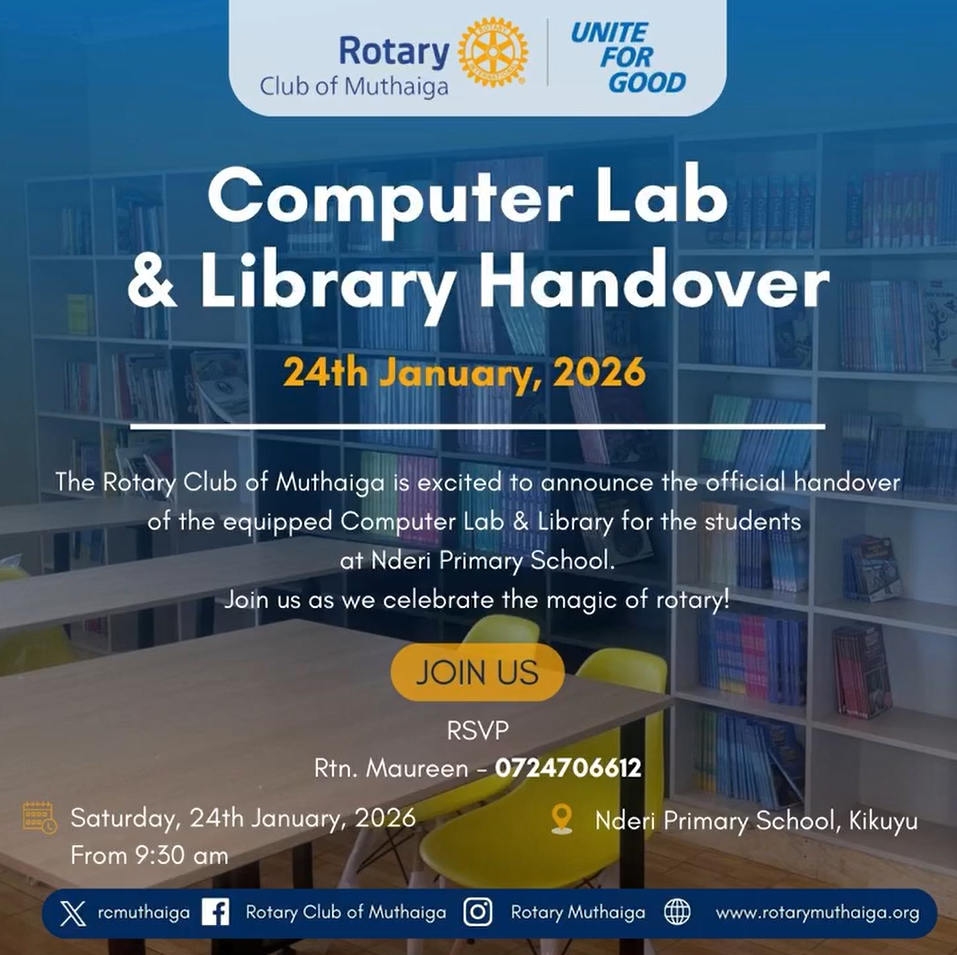 Computer Lab & Library Handover at Nderi Primary School